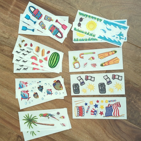 Creative Memories "Summer Fun" Collection of Stickers - Picture 5 of 5